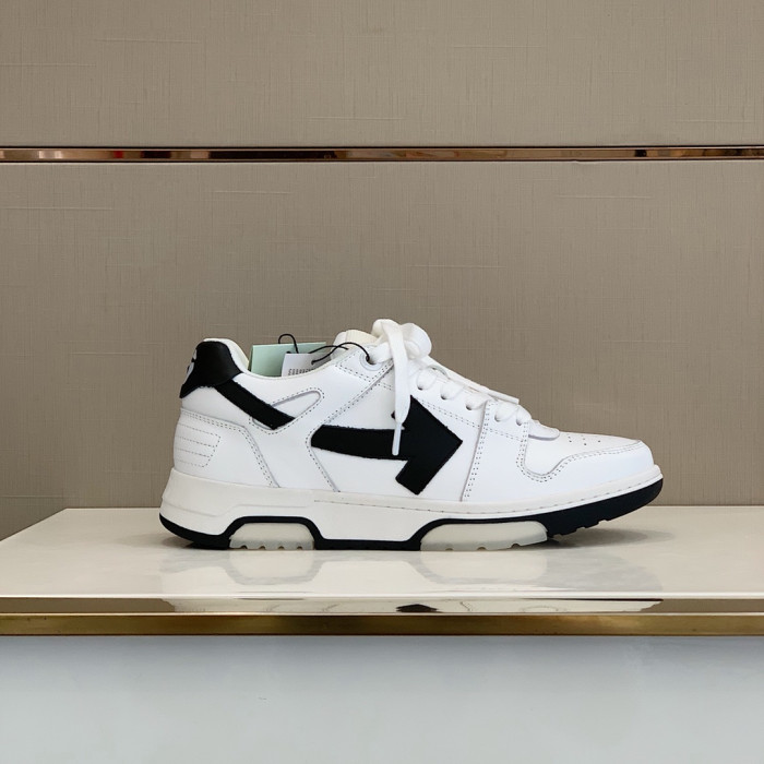 OFF WHITE™ C/O VIRGIL ABLOH OUT OF OFFICE LOW-TOP LEATHER SNEAKERS "OOO"