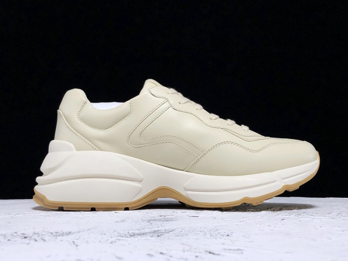 G*u*i rhyton web print leather sneaker 523535 drw00 9022