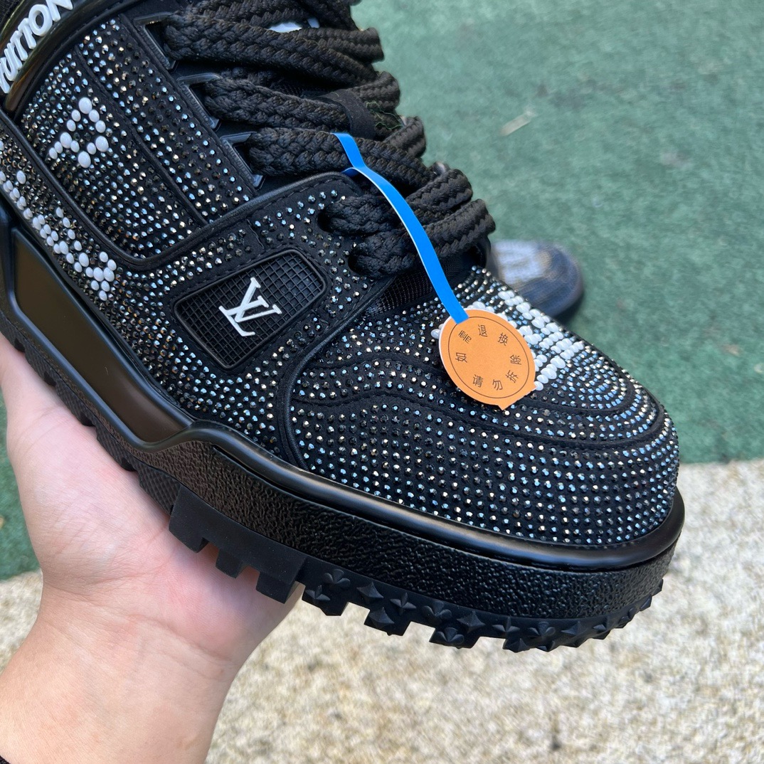 lv trainer maxi full of Di*m*nds black